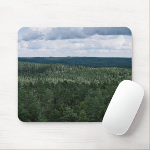 Breathtaking Forest Landscape Aerial Photo Mouse Mat