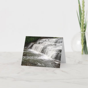 Breathtaking Glenn Falls Thank You Card