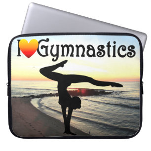 BREATHTAKING GYMNASTICS DESIGN LAPTOP SLEEVE
