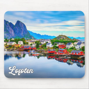 Breathtaking Lofoten Islands, Norway Mouse Mat