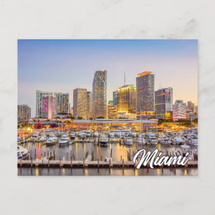 Breathtaking Miami, Florida, USA Postcard