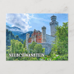 Breathtaking Neuschwanstein Castle, Germany Postcard
