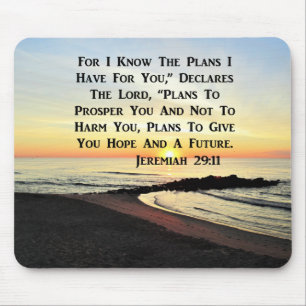 BREATHTAKING SUNRISE JEREMIAH 29:11 PHOTO MOUSE MAT
