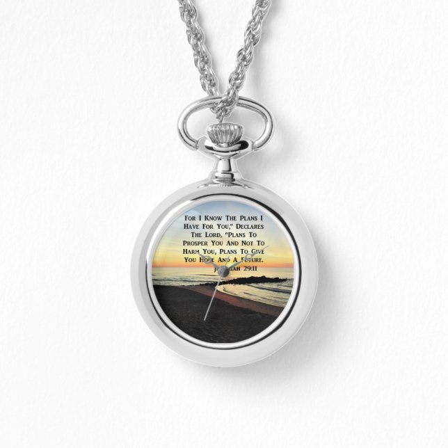 BREATHTAKING SUNRISE JEREMIAH 29:11 PHOTO WATCH (Front)