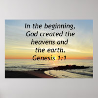 BREATHTAKING SUNRISE ON THE OCEAN GENESIS 1:1