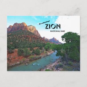 Breathtaking Zion National Park Postcard