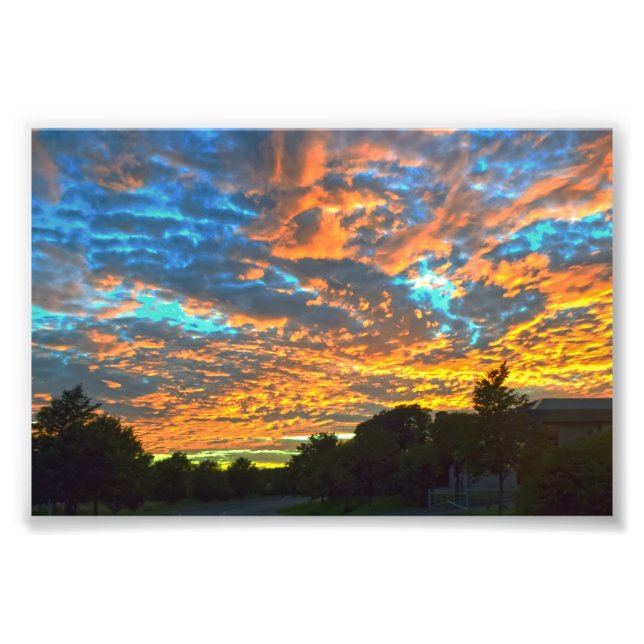 Brechin Sunset Photo Print (Front)