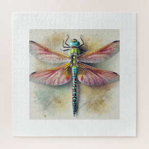 Brechmorhoga dragonfly 300924IREF211 - Watercolor Jigsaw Puzzle