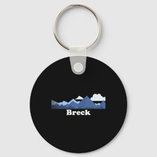 Breck Colorado Rocky Mountains Co Souvenir Climbin Key Ring