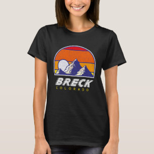 Breck Colorado USA Ski Resort BACK PRINT 3 T-Shirt