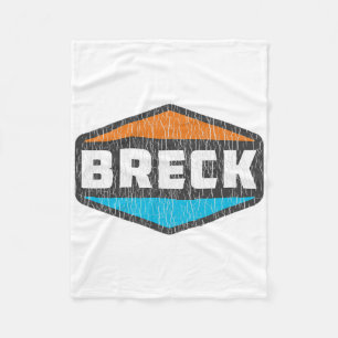 Breck Skiing Breckenridge Ski Colorado Snowboardin Fleece Blanket