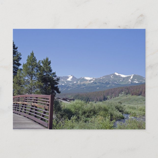 Breckenridge Bike Bridge Postcard (Front)