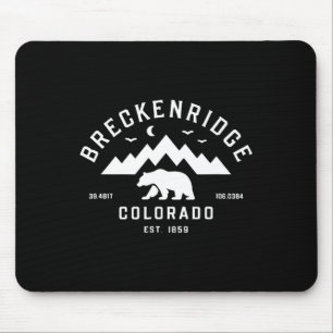 Breckenridge Co Bear Mountain Hiking Modern Souven Mouse Mat