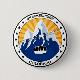 Breckenridge Colorado 6 Cm Round Badge