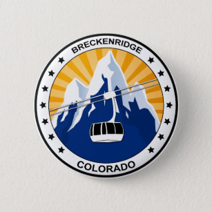 Breckenridge Colorado 6 Cm Round Badge