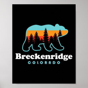 Breckenridge Colorado Bear Mountains Trees  Poster