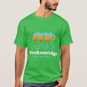 Breckenridge Colorado Bear Mountains Trees T-Shirt