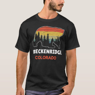 Breckenridge Colorado Breck Bear Retro Hiking Moun T-Shirt