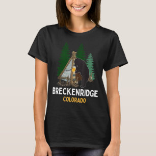Breckenridge Colorado Breck Colorado Retro Bear Mo T-Shirt