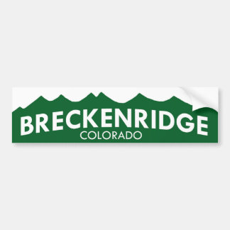 Breckenridge Colorado Bumper Sticker
