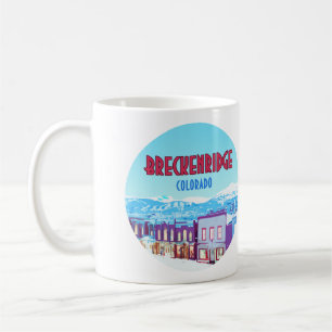 Breckenridge Colorado Downtown Mountains Coffee Mug