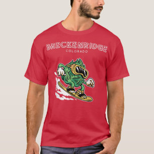 Breckenridge Colorado Funny Snowboarding Beer Hop T-Shirt