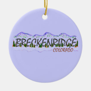 Breckenridge Colorado hanging ornament