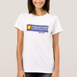 Breckenridge Colorado local flag ladies tee