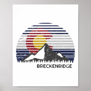 Breckenridge Colorado Mountain Top  Poster
