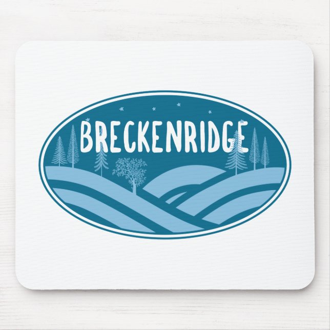 Breckenridge Colorado Outdoors Mouse Mat (Front)