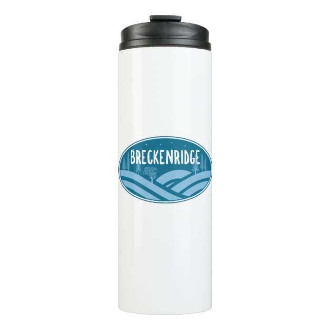 Breckenridge Colorado Outdoors Thermal Tumbler (Front)