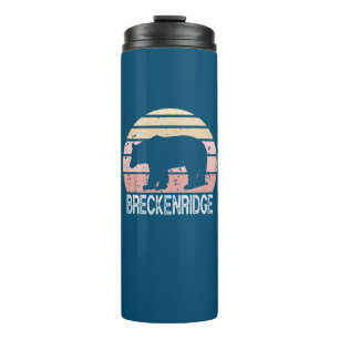 Breckenridge Colorado Retro Bear Thermal Tumbler