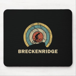 Breckenridge Colorado Retro Cycling Mtb Mouse Mat