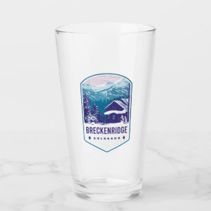 Breckenridge Colorado Ski Badge Glass