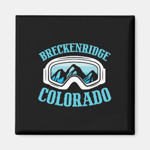 Breckenridge Colorado Ski Mountain Skiing Skier Magnet
