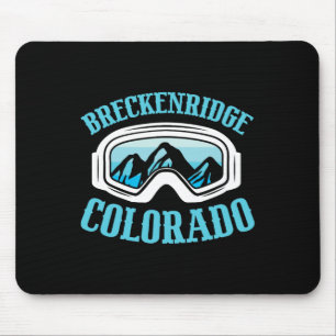 Breckenridge Colorado Ski Mountain Skiing Skier  Mouse Mat