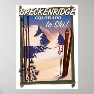 Breckenridge, Colorado ski poster