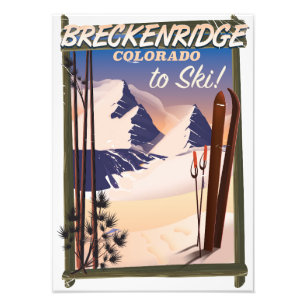 Breckenridge, Colorado ski poster