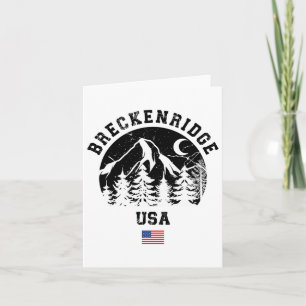 Breckenridge Colorado Ski Resort Alpine Skiing Ame Card