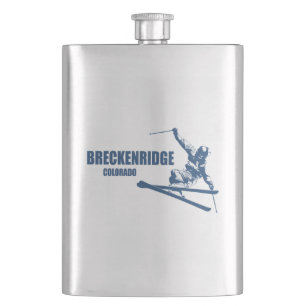 Breckenridge Colorado Skier Hip Flask