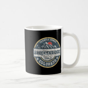 Breckenridge colorado tenmile range rocky mountain coffee mug