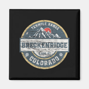 Breckenridge colorado tenmile range rocky mountain magnet
