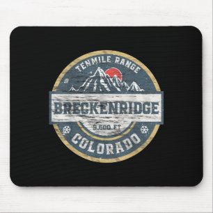 Breckenridge colorado tenmile range rocky mountain mouse mat