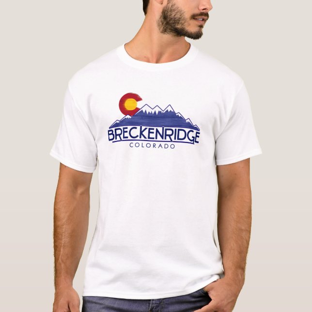 Breckenridge Colorado wood mountains shirt (Front)