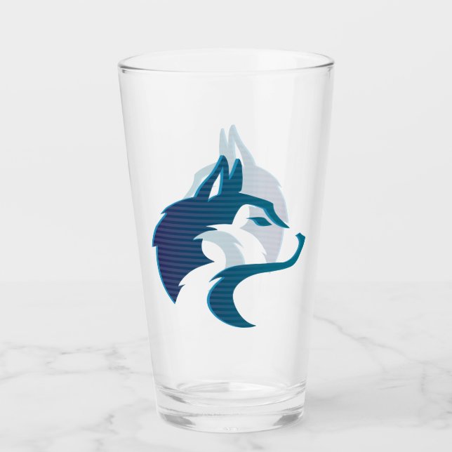 Breckenridge Huskies #3 Glass (Front)