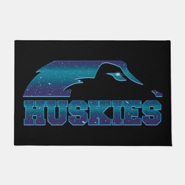 Breckenridge Huskies #5 Doormat (Front)