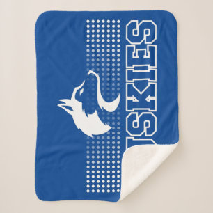 Breckenridge Huskies Sherpa Blanket