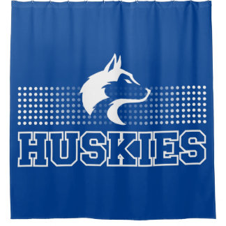 Breckenridge Huskies Shower Curtain