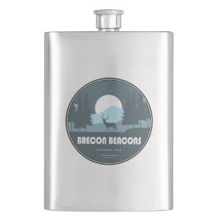 Brecon Beacons National Park Deer Hip Flask
