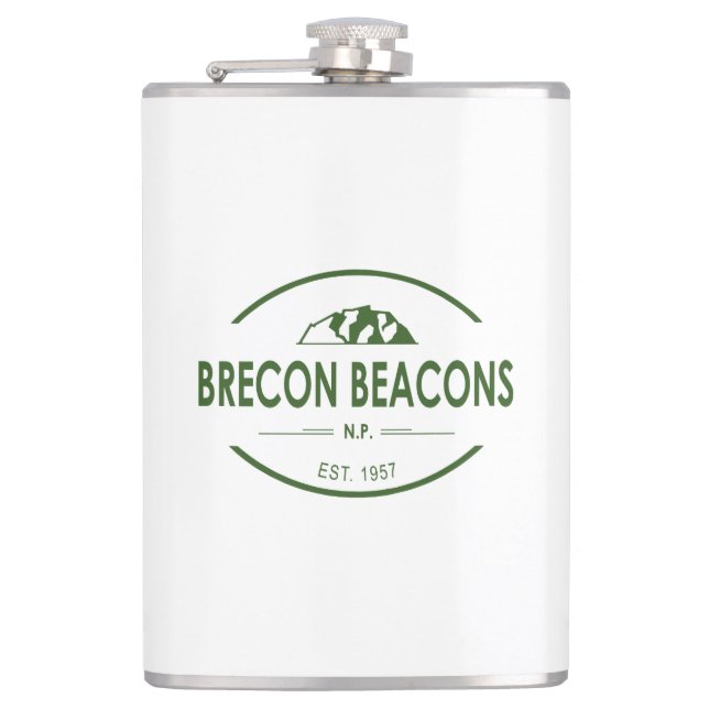 Brecon Beacons National Park Hip Flask (Front)